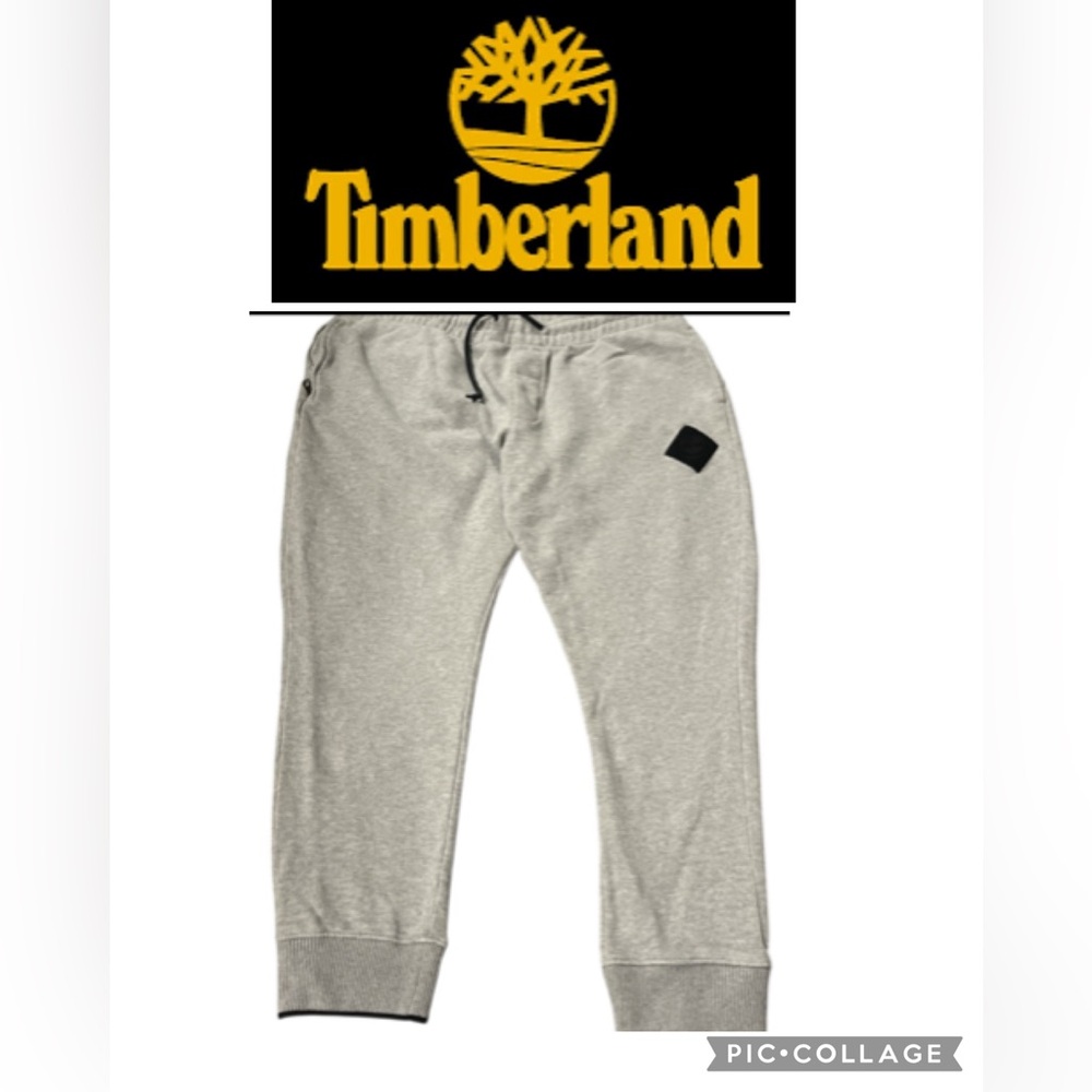 Timberland Gray Joggers with Drawstring Waistband